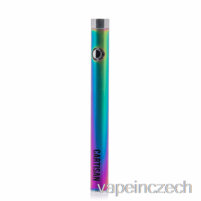 Baterie Cartisan Slim Button 280 510 Rainbow Vape Bez Nikotinu